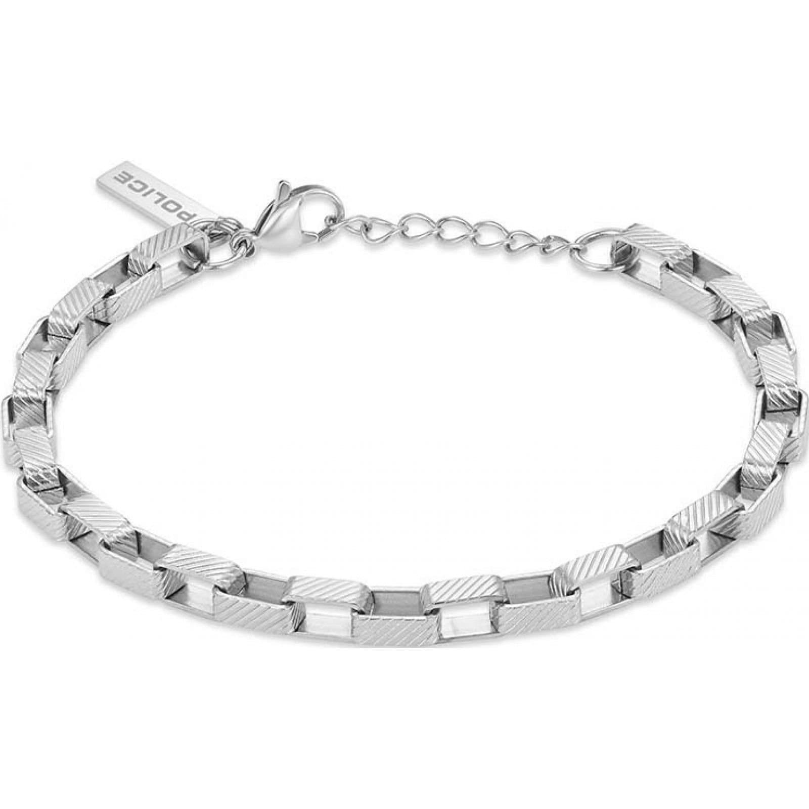 Police Police Men's PEAGB0041801 Player Bracelet in Silver