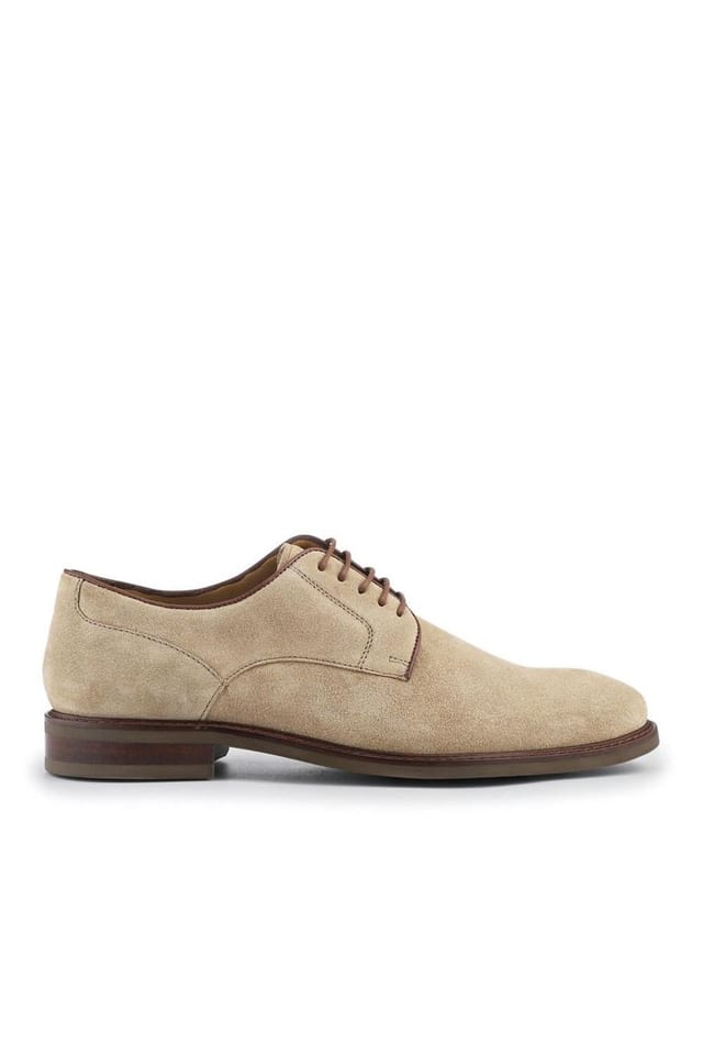 Jones Bootmaker Jones Bootmaker Men's Malachi Smart Casual Leather Lace Up Shoes in Tan - 2