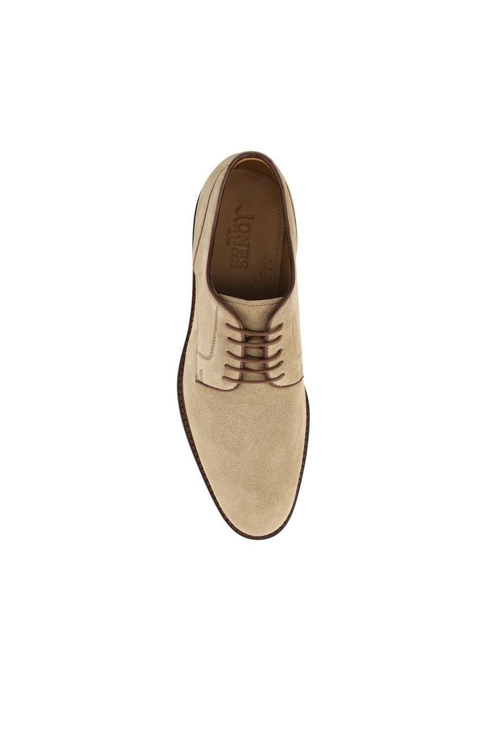 Jones Bootmaker Jones Bootmaker Men's Malachi Smart Casual Leather Lace Up Shoes in Tan - 4