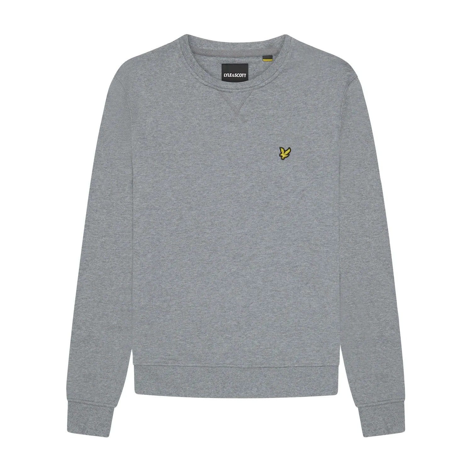 Lyle & Scott Lyle & Scott Men's Crew Neck Long-Sleeved Sweatshirt in Mid Grey - 4