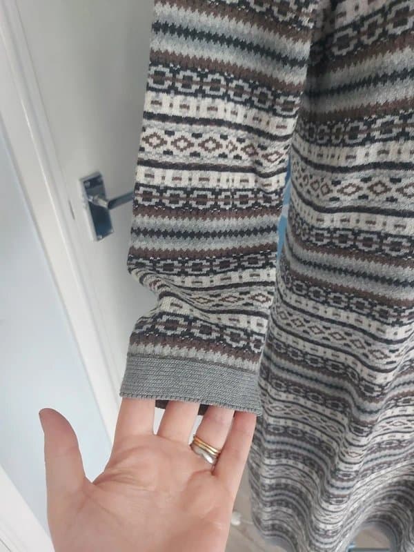 Monsoon Size 12 - Monsoon - Autumn Dress - Lightweight Knit - Beautiful Embellishments
