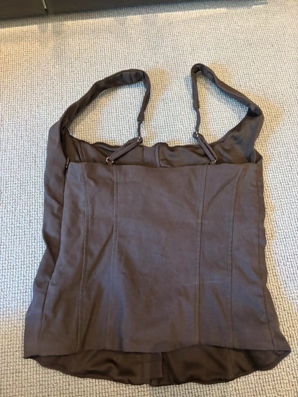 Bershka Brown Stretch Corset