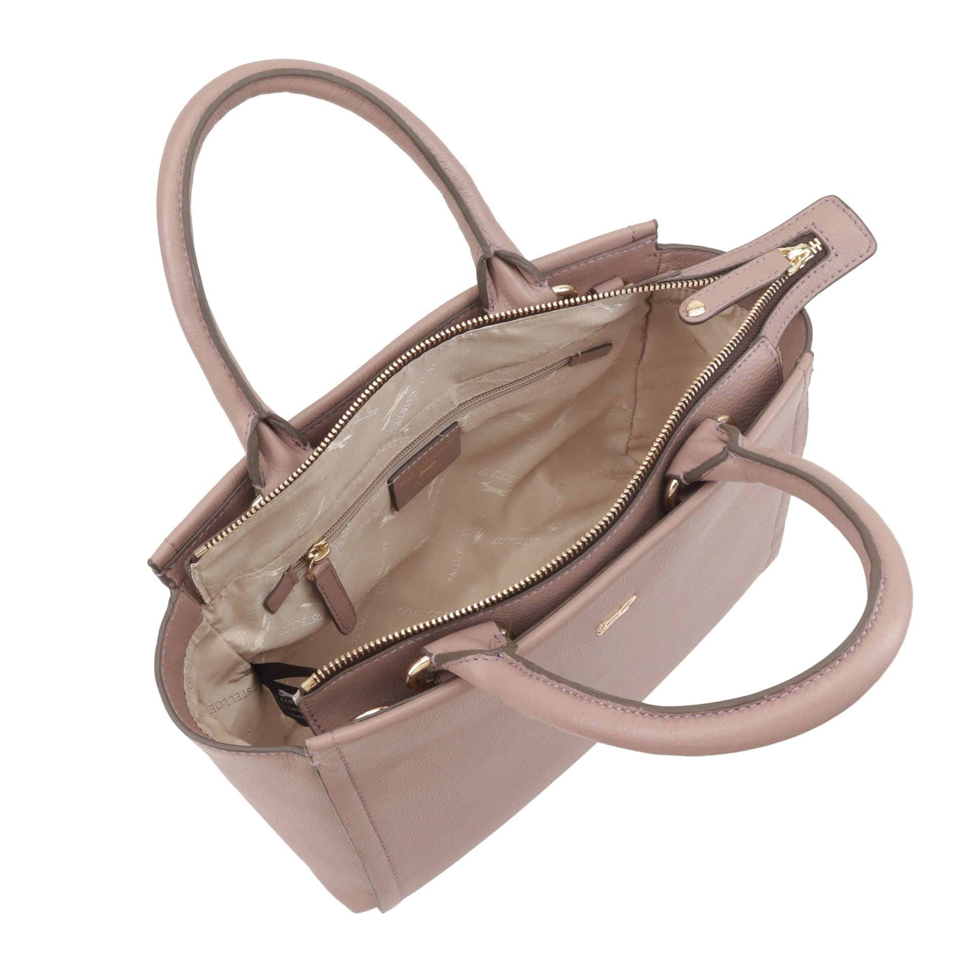Paul Costelloe Paul Costelloe Women's Jinsha Leather Multi Way Bag in Dark Mauve - 4