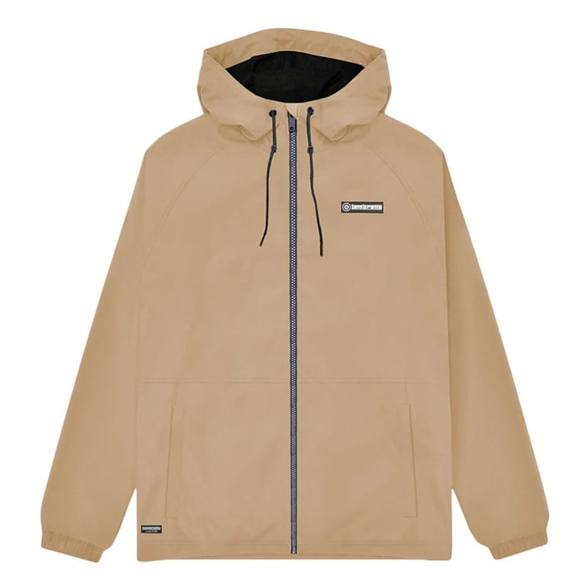 Lambretta Lambretta Men's Ripstop Hooded Jacket in Stone - 1