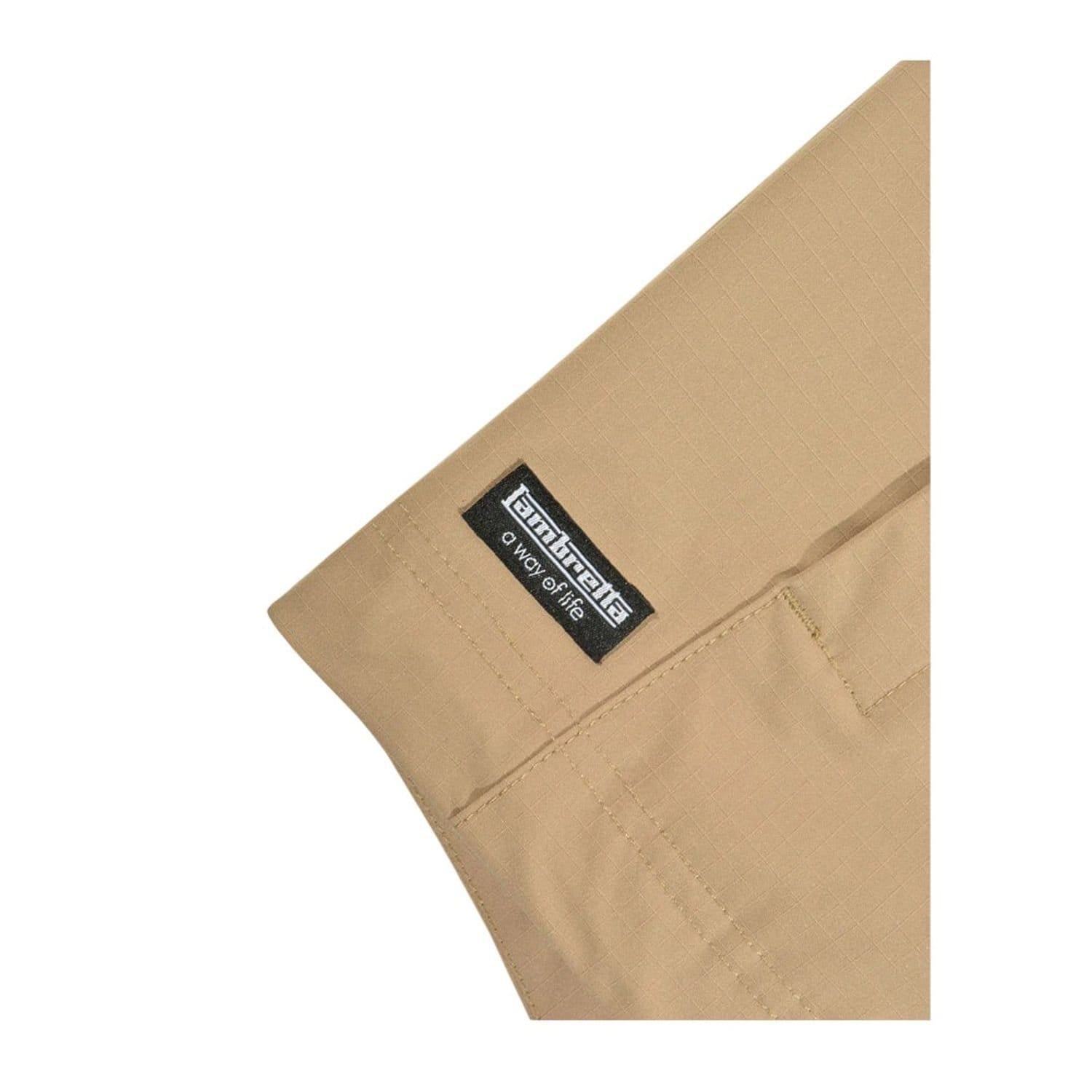 Lambretta Lambretta Men's Ripstop Hooded Jacket in Stone - 4