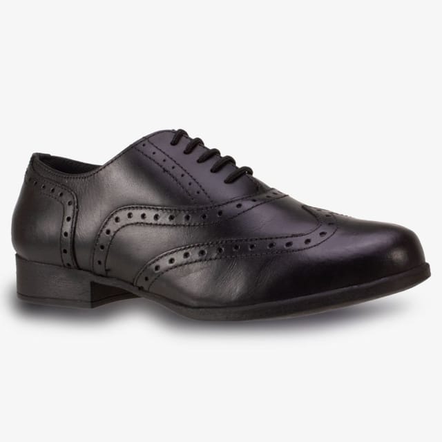 Term Footwear Term Footwear Women's Bella Leather Brogue in Black - 2