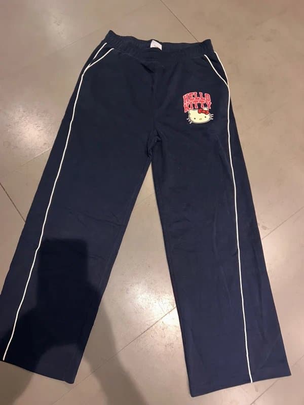 Hello Kitty Hello Kitty navy straight bottoms tracksuit bottoms