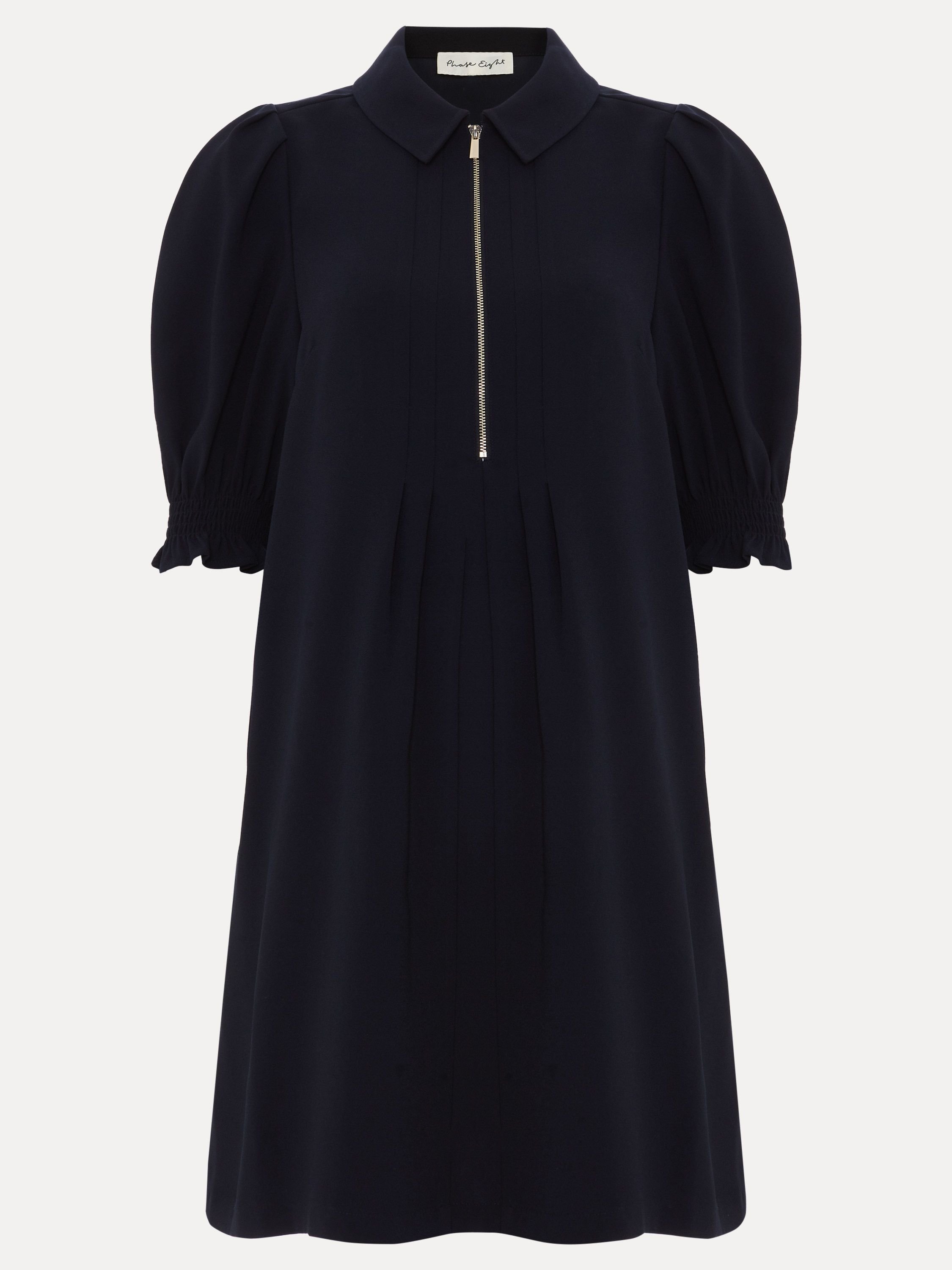 Phase Eight Phase Eight Women's Candice Zip Dress in Dark Navy - 2