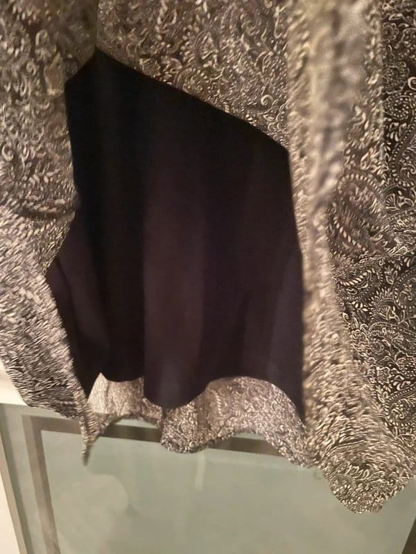 New Look Black and White Paisley Short Dress