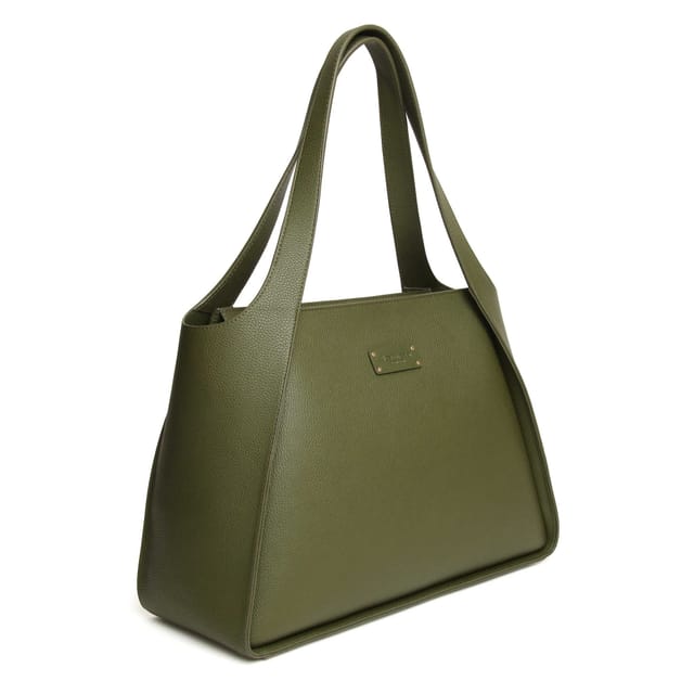 ALICE WHEELER LONDON ALICE WHEELER LONDON Women's Kensington Tote Bag in Olive - 2