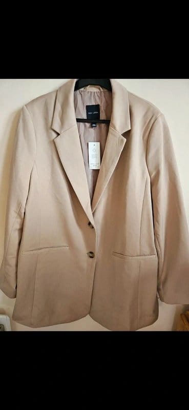 New Look Beige Casual Blazer Jacket
