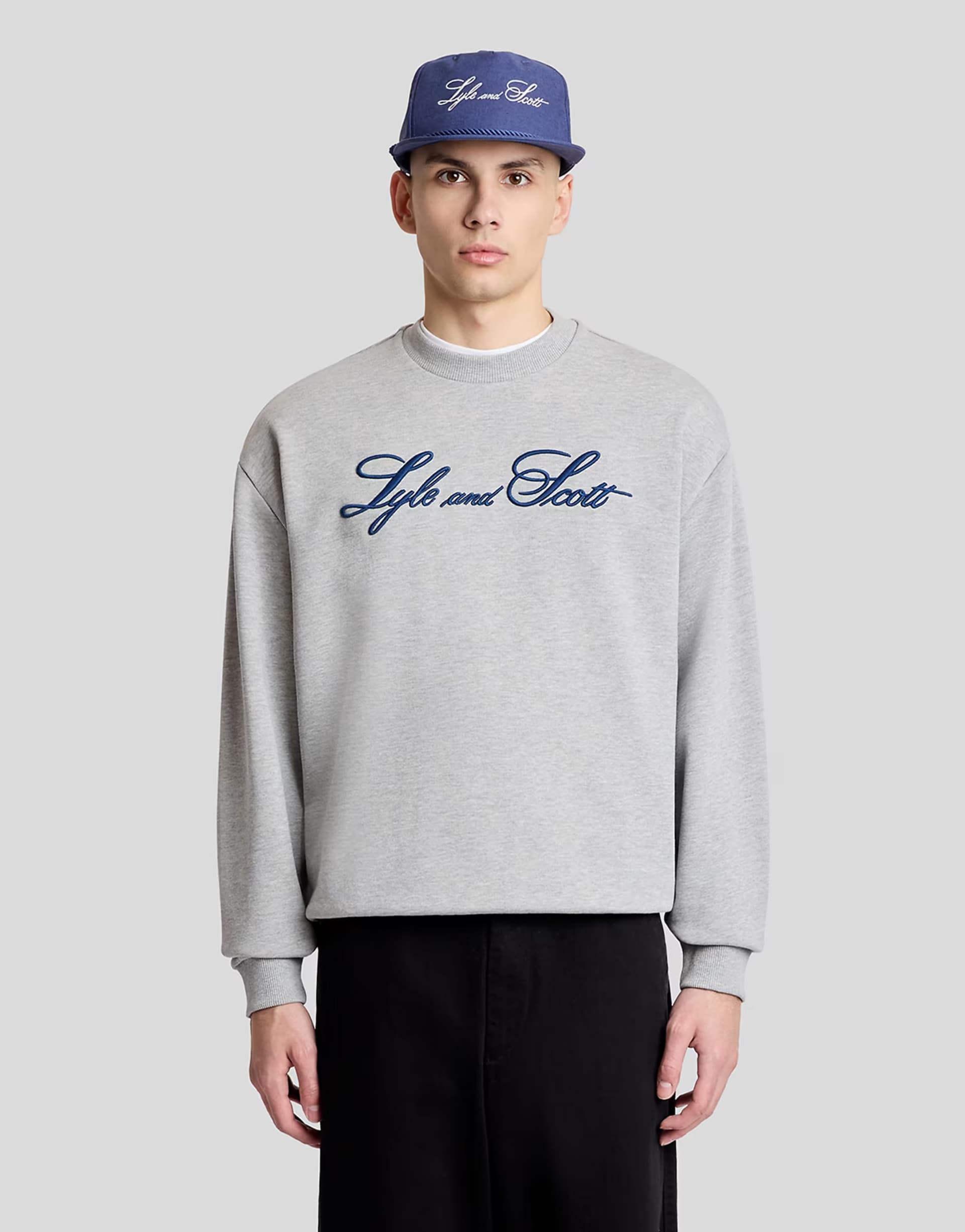 ASOS Lyle & Scott Mid Layers Reissued Script Jumper In Y237 Archive
