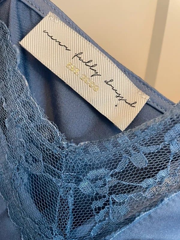 Never Fully Dressed Blue Cut out midi dress