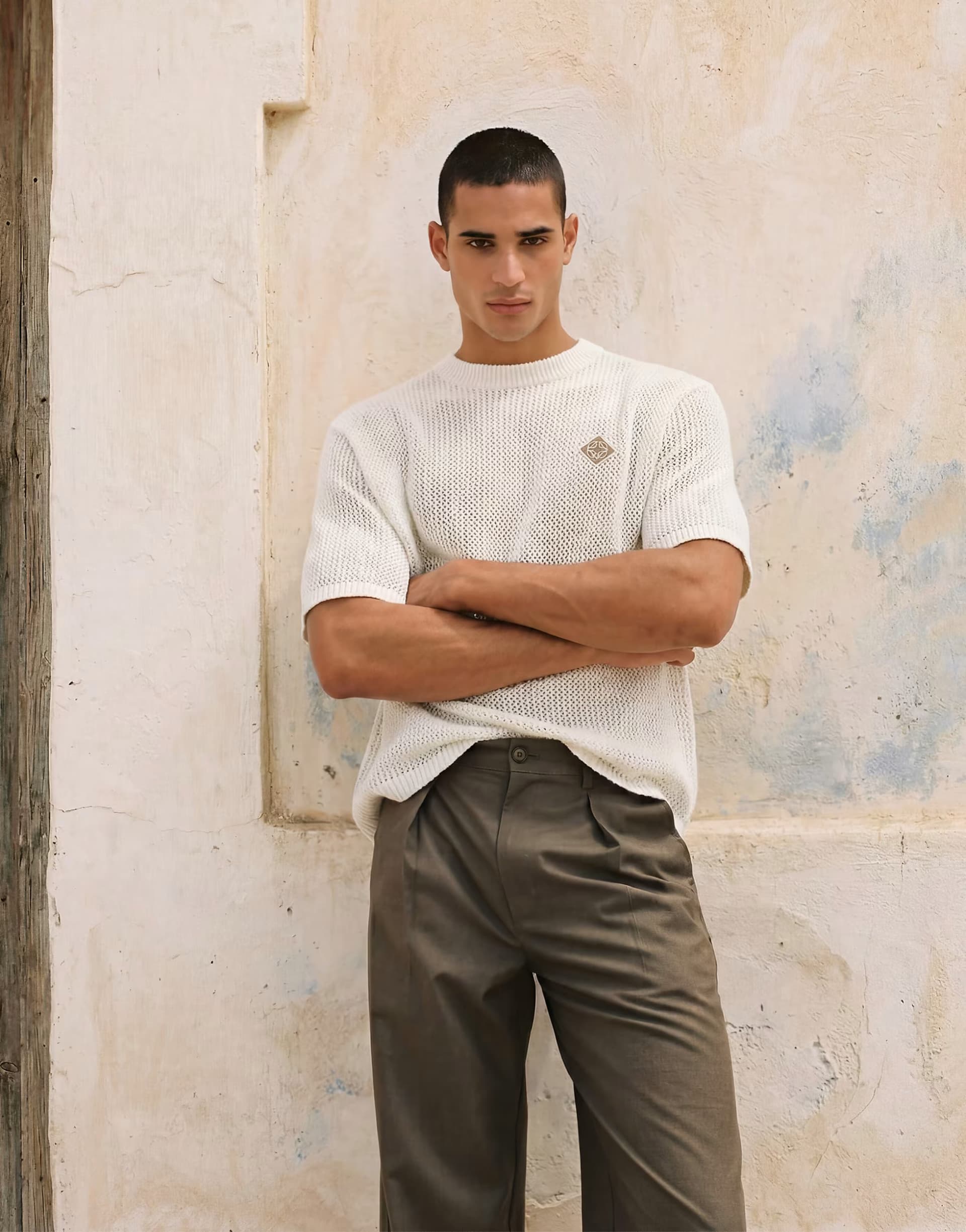 ASOS ASOS Khaki Pleated Vintage Pants