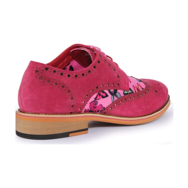 JUSTINREESS ENGLAND JUSTINREESS ENGLAND Men's 'Julio' Suede Leather Shoes in Pink - 3