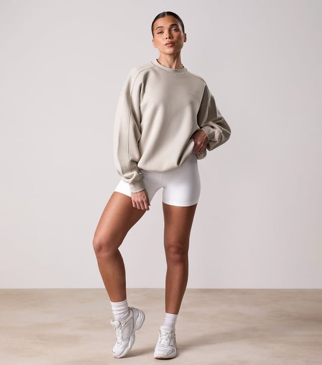 Gym King Women's Stone Define Crew Neck Sweatshirt Gym King New Look - 2