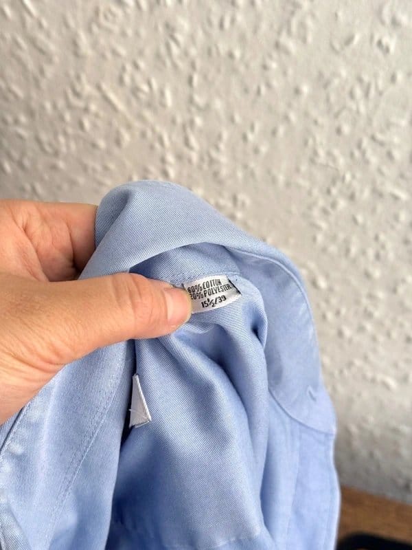 Balmain Paris Light Blue Long Sleeve Button Up Shirt - Size M