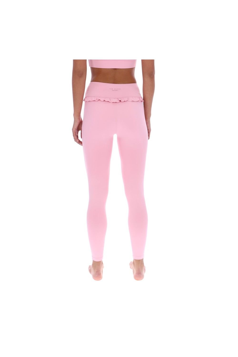 Ted Baker Ted Baker Women's Agnes Comfort Ruffle Yoga Leggings in Pale Pink - 2