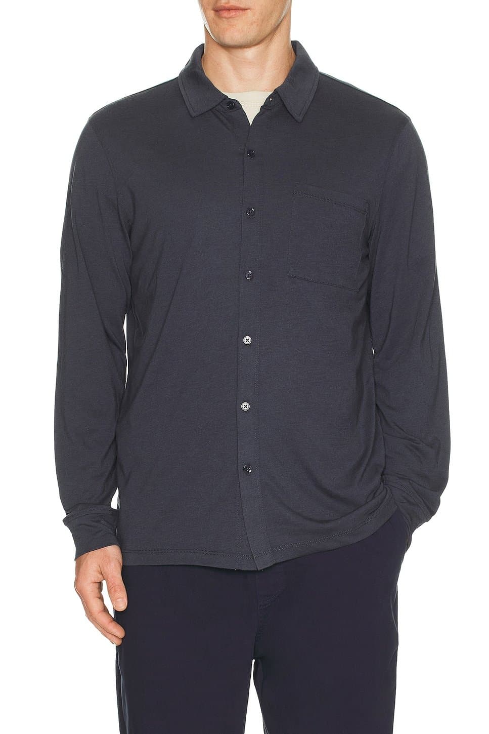 revolve Triblend Button Down Shirt