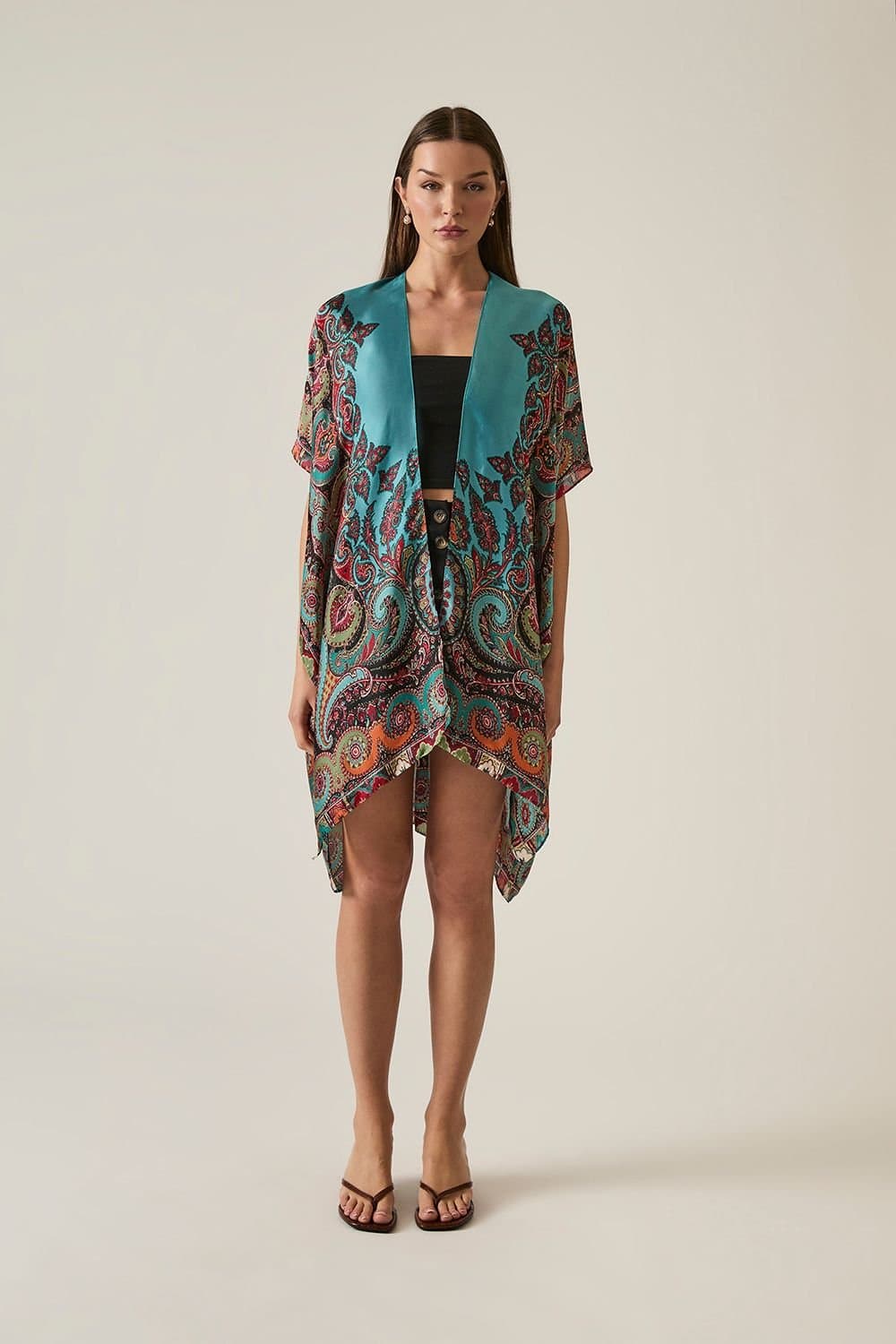 James Lakeland James Lakeland Multicolor Paisley Print Kaftan