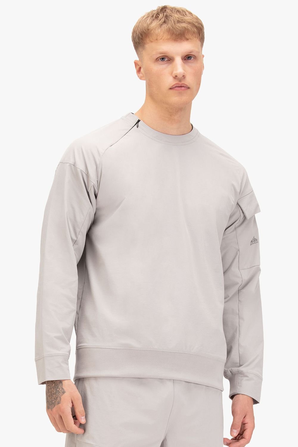 Luke 1977 Luke 1977 Men's Introd Sweatshirt in Light Grey - 1