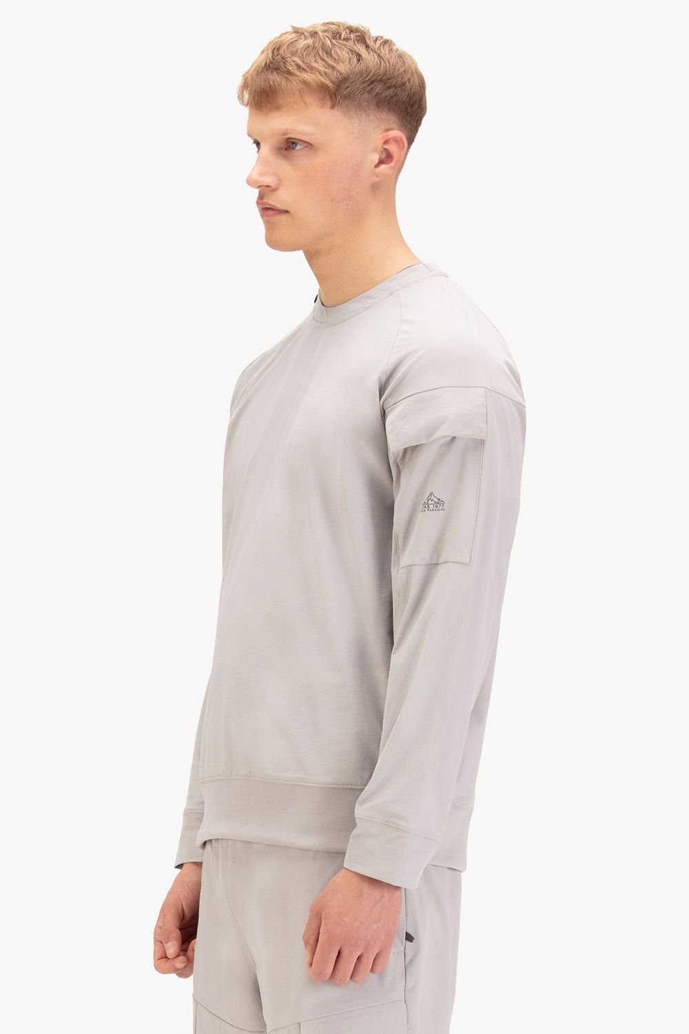 Luke 1977 Luke 1977 Men's Introd Sweatshirt in Light Grey - 3