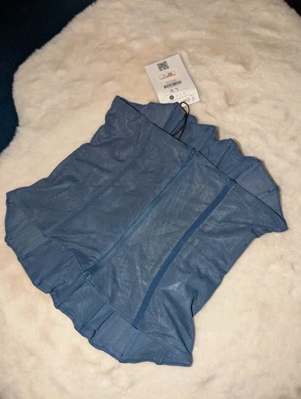 Bershka Blue Corset Top