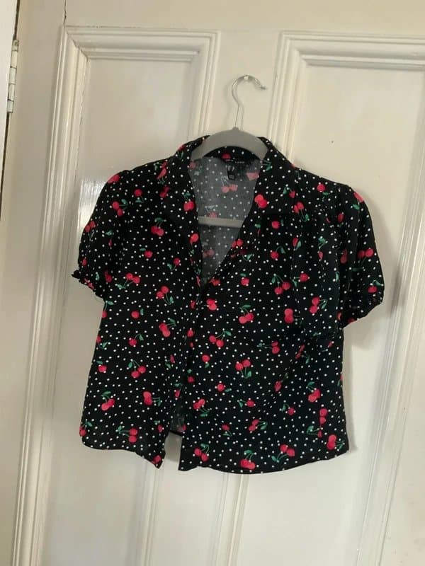 New Look Cherry blouse