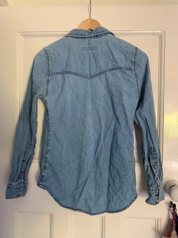Topshop Y2K Topshop-  Denim Shirt s8- slim fit