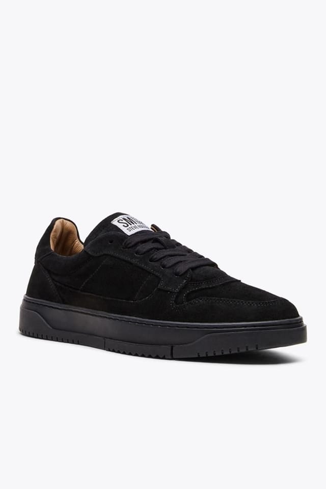 Steve Madden STEVE MADDEN Men's 'Cliff Black' Suede Trainers in Black - 2