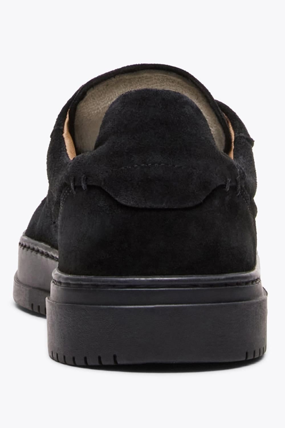 Steve Madden STEVE MADDEN Men's 'Cliff Black' Suede Trainers in Black - 4