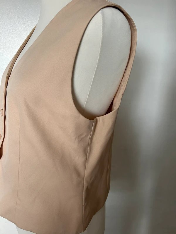 New Look New Look Beige Waistcoat Size 16 BNWT - 1