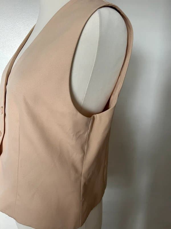New Look New Look Beige Waistcoat Size 16 BNWT