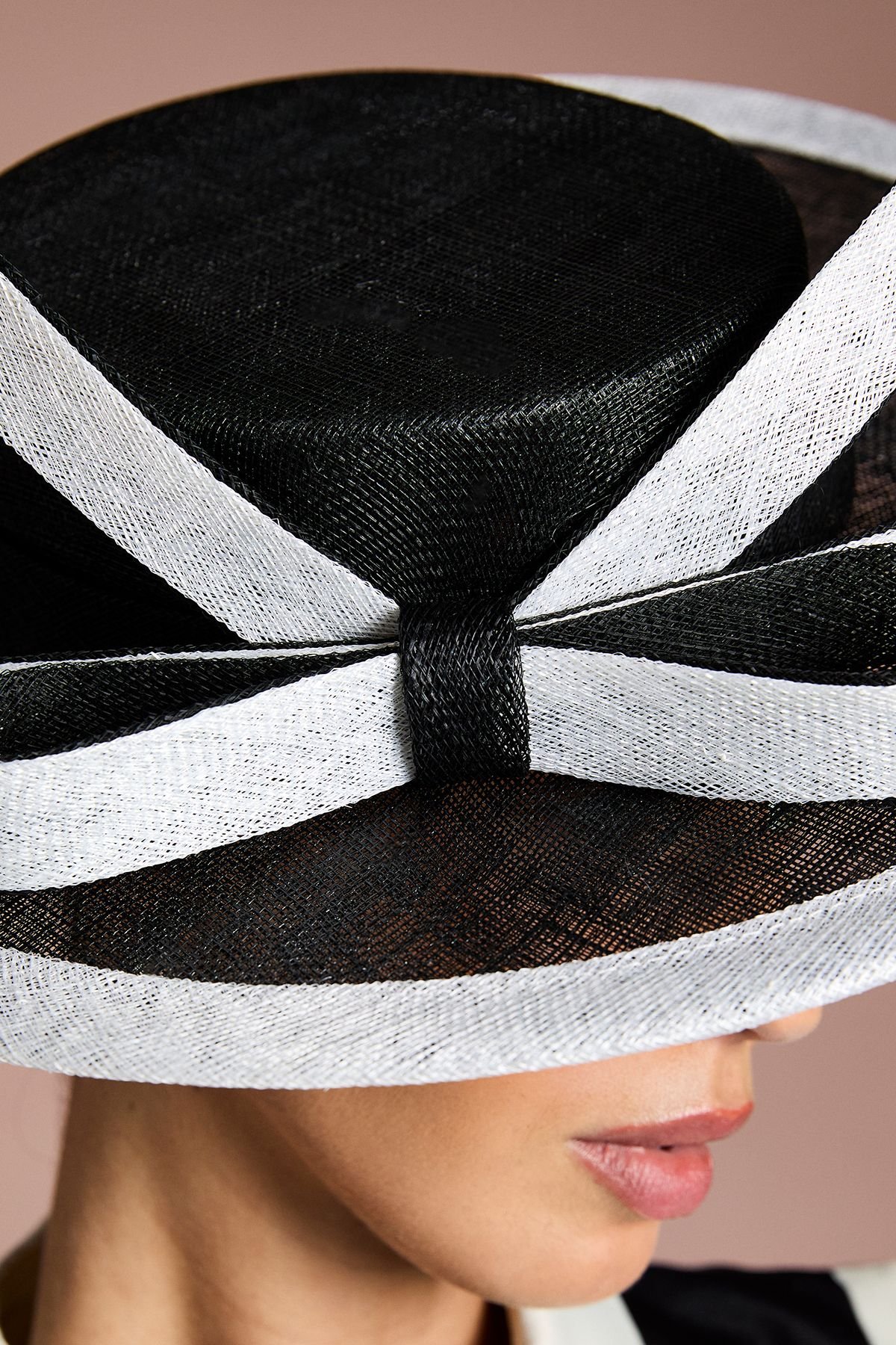 Coast Coast Women's Lisa Tan Boater With Bow Front in Mono - 3