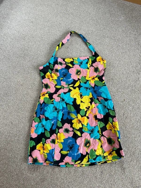 ASOS ASOS Design Halter Neck Mini Dress