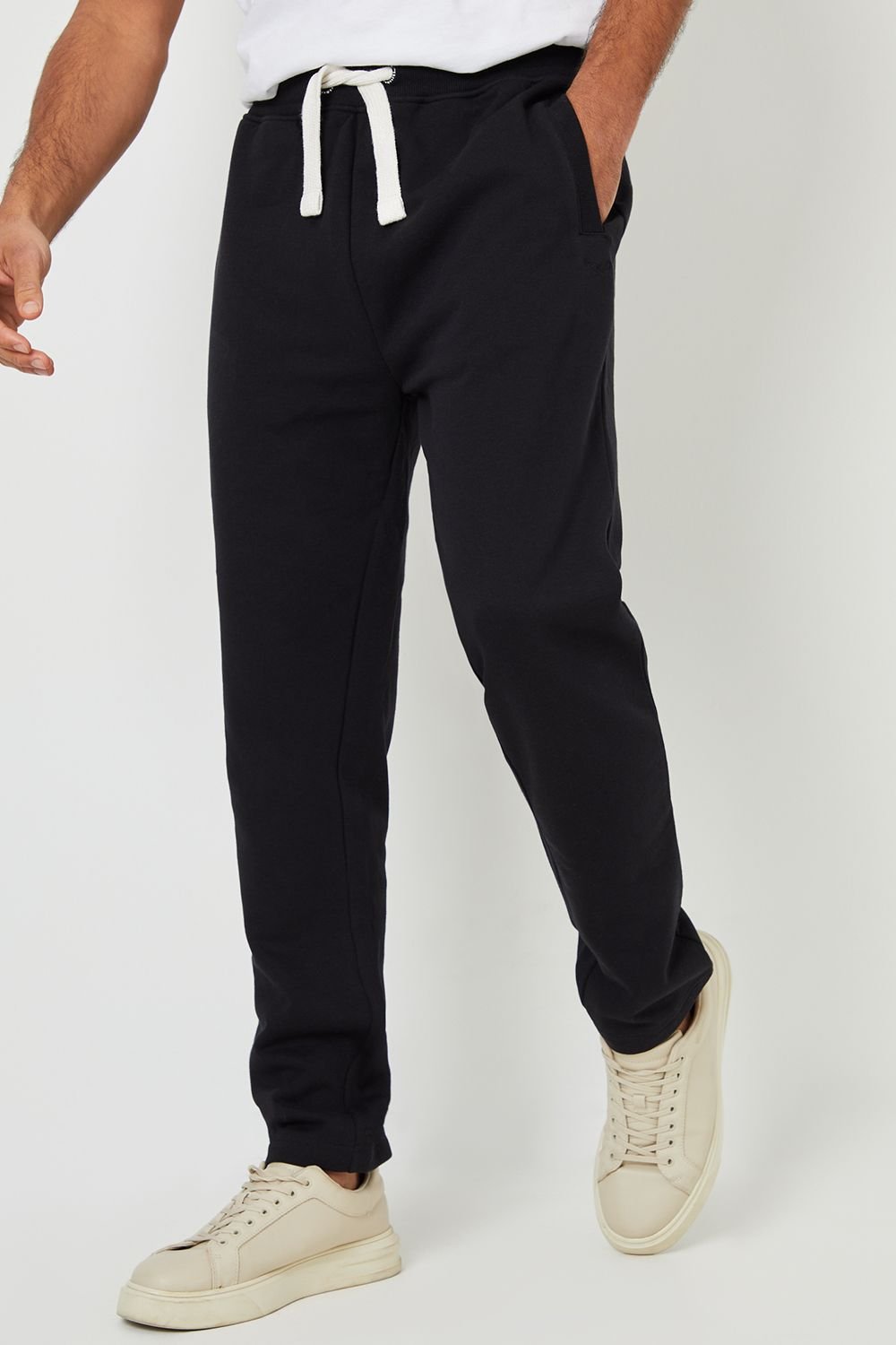 Threadbare Threadbare Men's 'Mar' Straight Leg Joggers in Black - 2