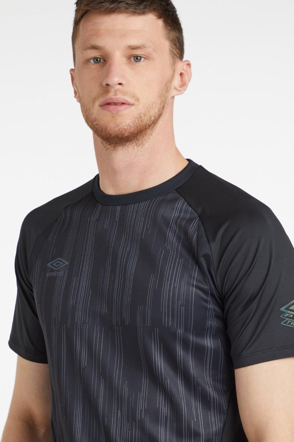 Umbro Umbro Men's Pro Training Elite Black T-Shirt - 4