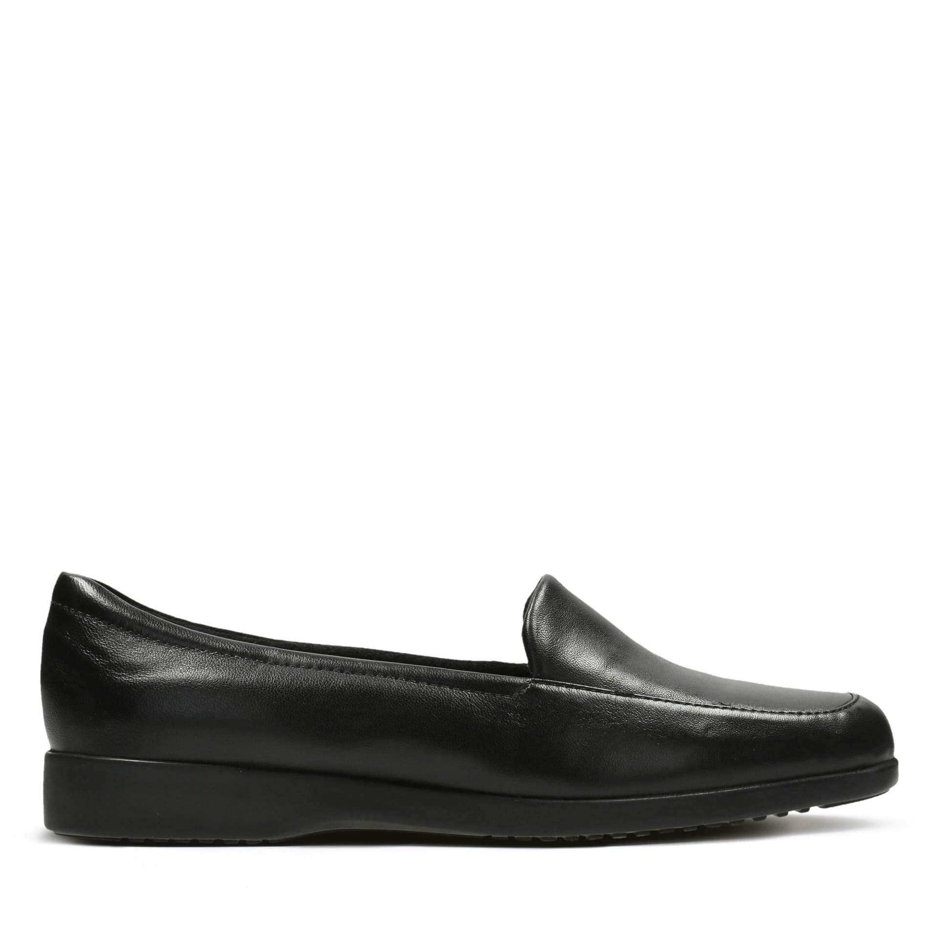 Clarks Clarks Women's Georgia Loafer Black Leather Slip Ons