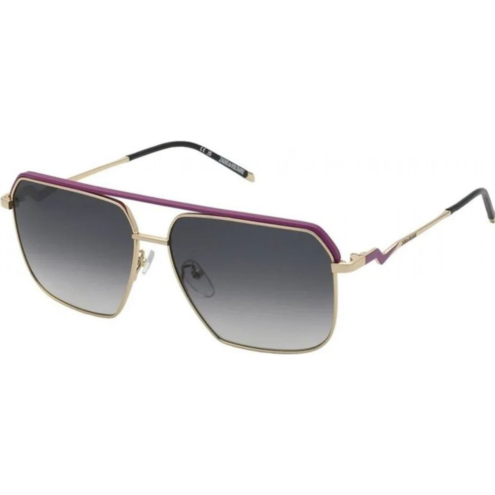 Zadig & Voltaire Zadig & Voltaire Men's SZV413-580321 Square/Rectangle Sunglasses in Gold