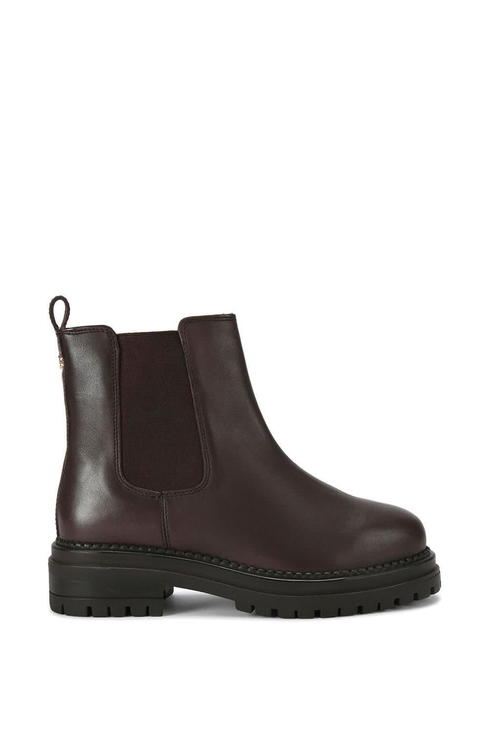 Carvela Carvela Women's 'Headline' Leather Boots in Dark Brown