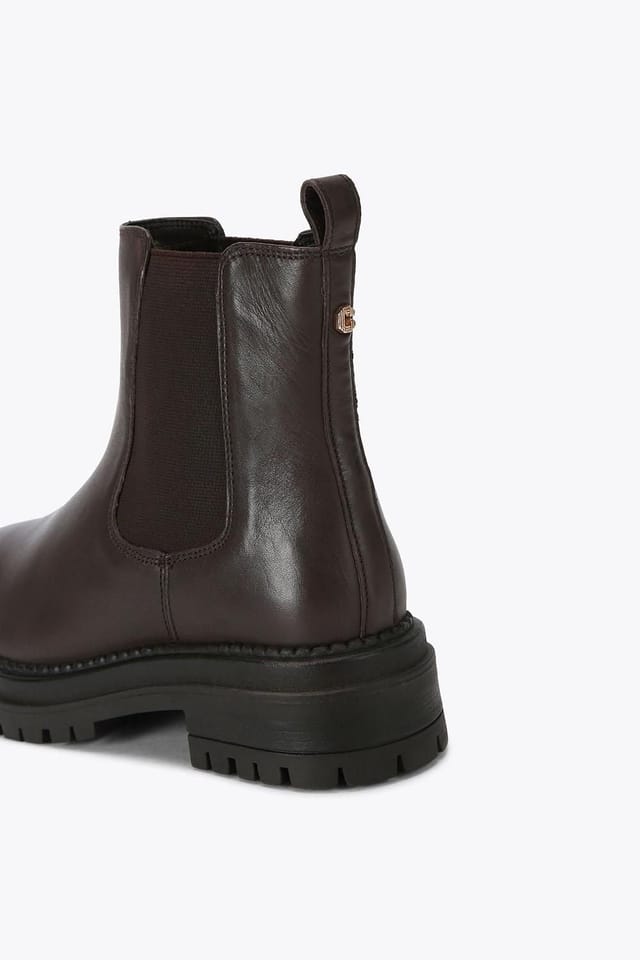 Carvela Carvela Women's 'Headline' Leather Boots in Dark Brown - 3
