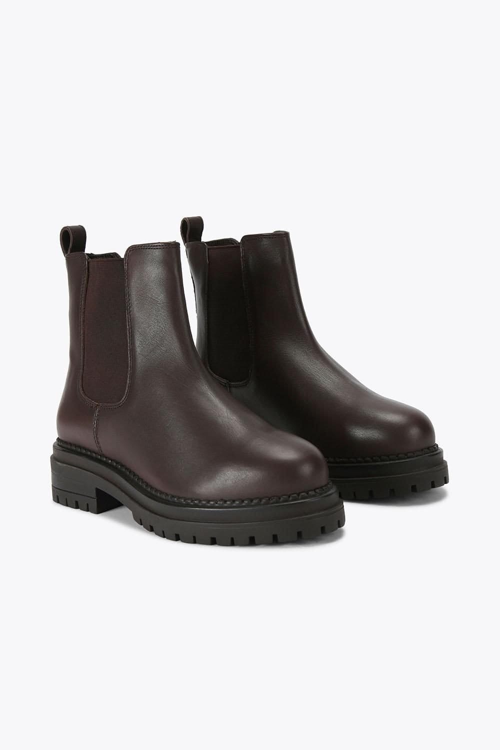 Carvela Carvela Women's 'Headline' Leather Boots in Dark Brown - 4