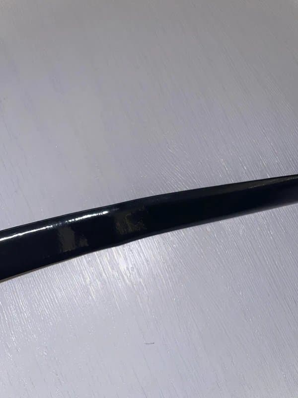 Reiss Reiss Drew Patent Leather Oval Buckle Belt in Black Size UK S £58