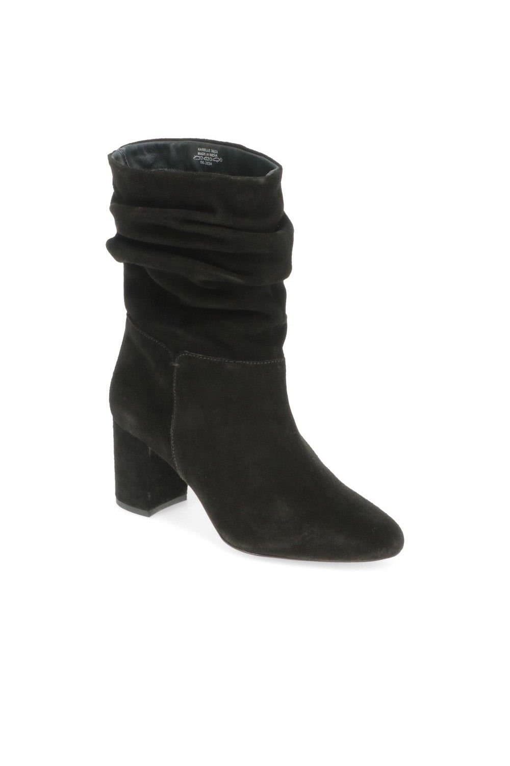 Jones Bootmaker Jones Bootmaker Women's Karelle Calf-Length Boots in Black
