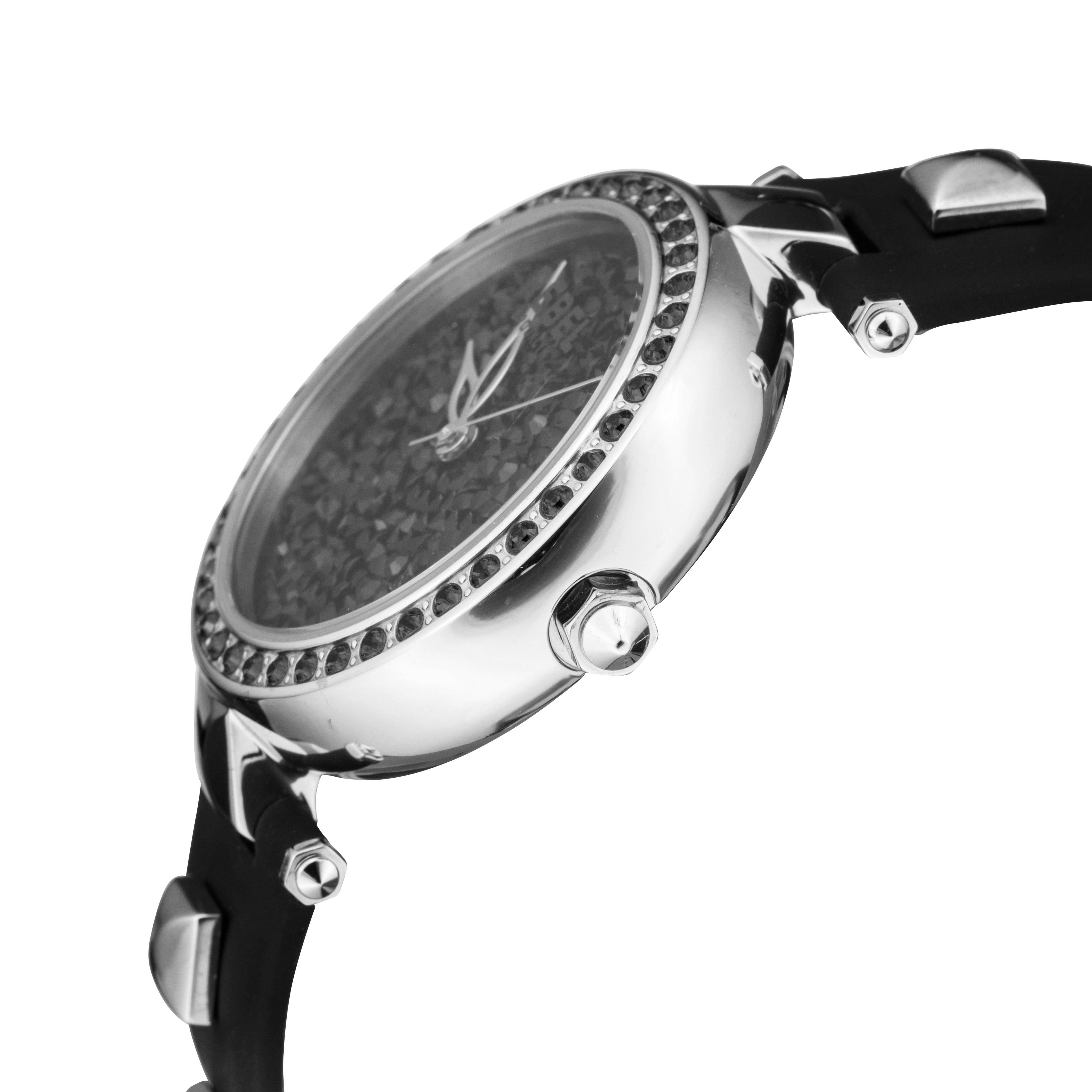 Rebel Rebel Women's Rockaway Parkway Black Dial Leather Watch - 3