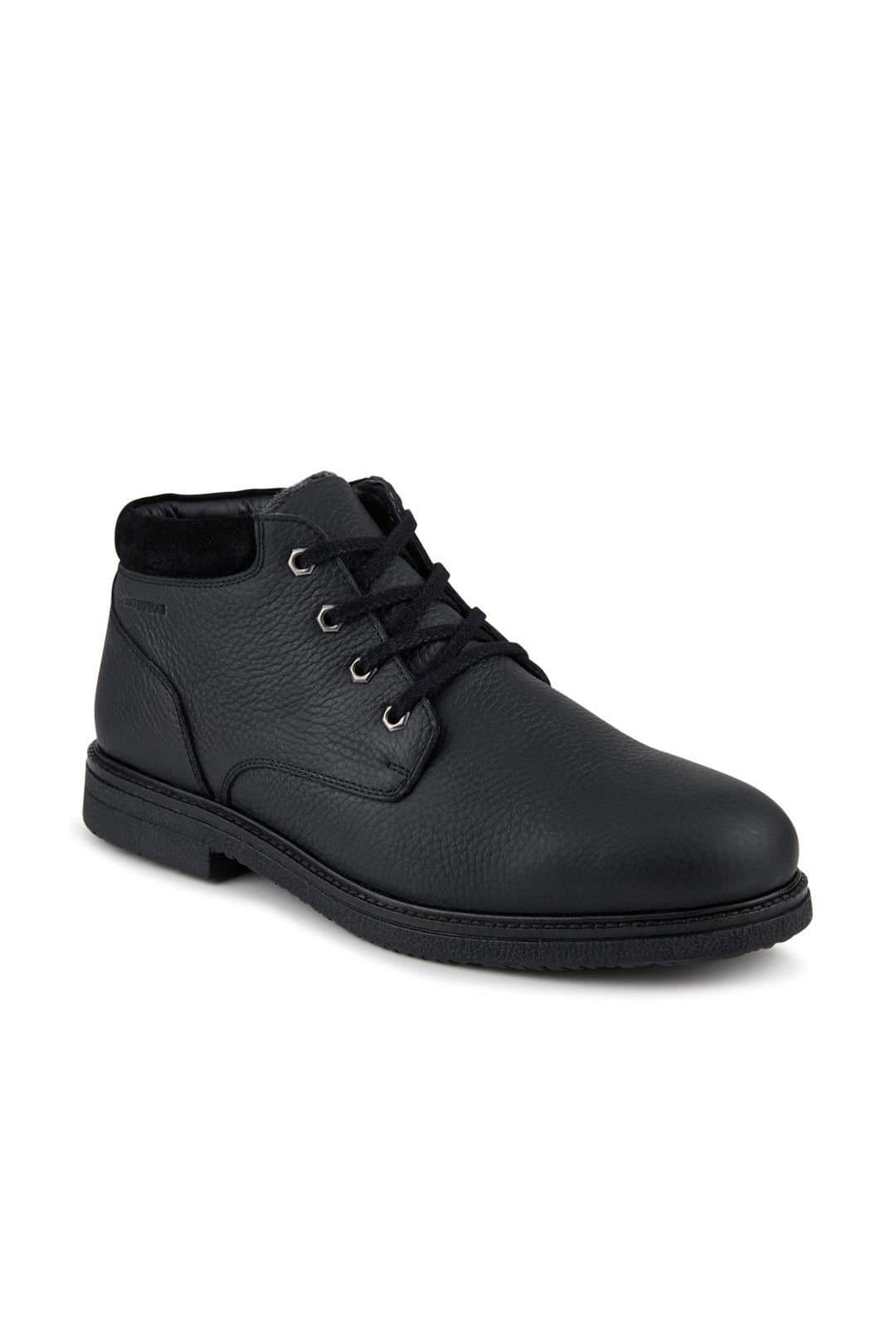 Jones Bootmaker Jones Bootmaker Men's Halifax Waterproof Leather Ankle Boots in Black