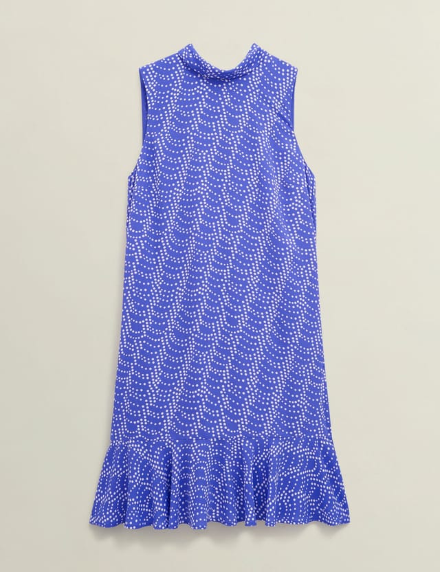 Hobbs London Hobbs London Women's Ellis Spot Mini Dress in Cobalt - 2