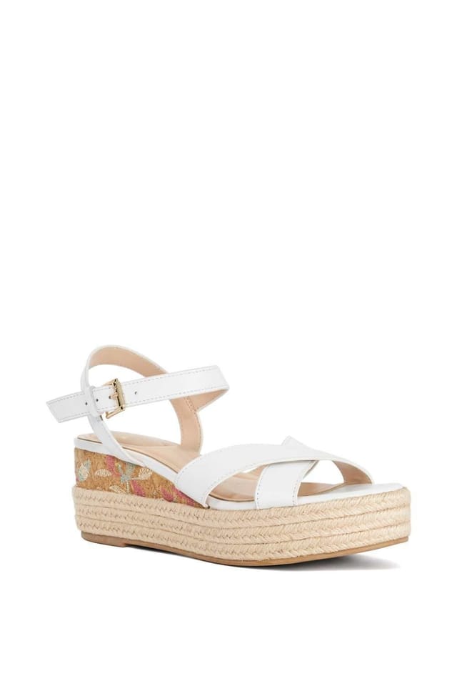 Dune London Dune London Women's 'Kalmias' Leather Wedges in White - 2