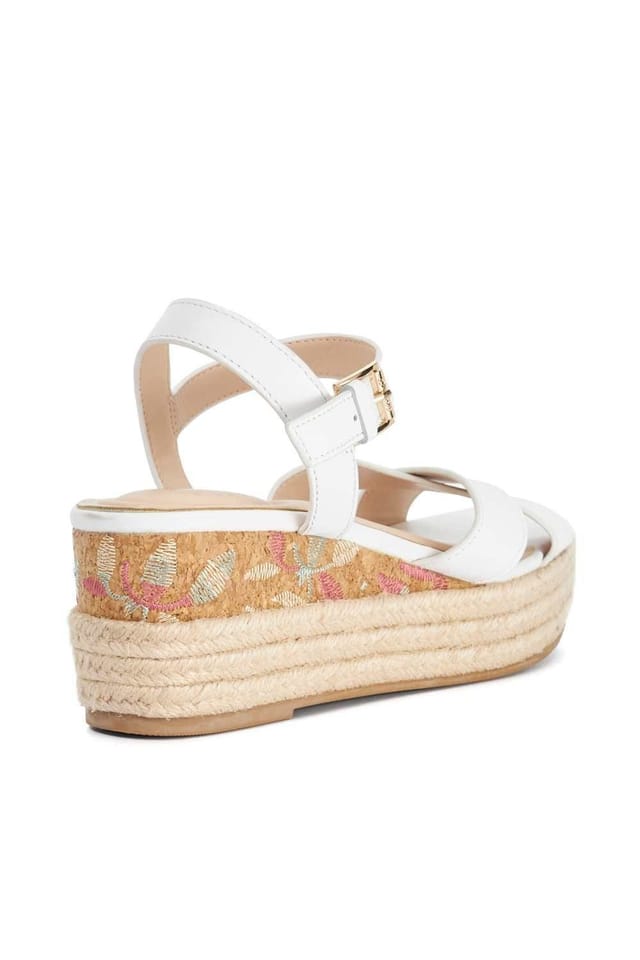 Dune London Dune London Women's 'Kalmias' Leather Wedges in White - 3