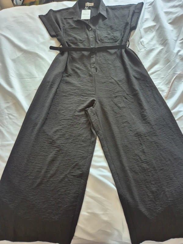Katch Me BNWT Katch Me Black Military Jumpsuit XL 16